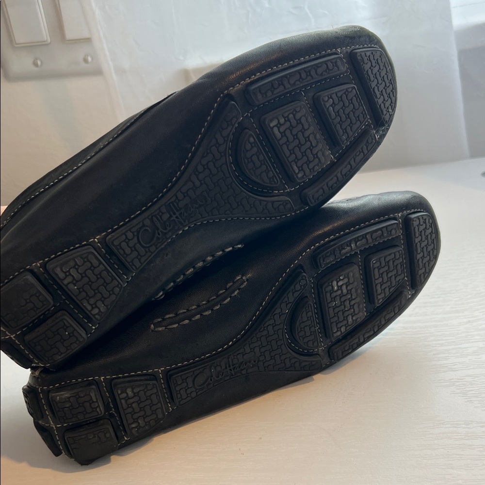 Cole Haan Black Leather Men's Slip-Ons - Picture 4 of 4